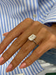 Yuli Engagement Ring 5ct TCW, 14K Gold