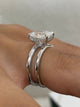 Cinzia Engagement Ring 2.10 Carat White Gold
