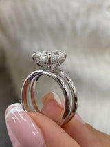 Cinzia Engagement Ring 2.1ct TCW, 14K Gold