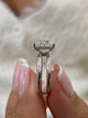 Cinzia Engagement Ring 2.1ct TCW, 14K Gold