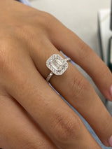 Allegra Engagement Ring 1.7ct TCW, 14K Gold
