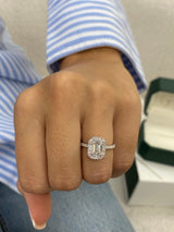 Allegra Engagement Ring 1.7ct TCW, 14K Gold