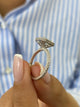 Allegra Engagement Ring 1.7ct TCW, 14K Gold