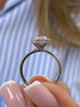 Allegra Engagement Ring 1.7ct TCW, 14K Gold