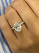 Anselma Engagement Ring 3.22 Carat White Gold