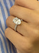 Anselma Engagement Ring 3.2ct TCW, 14K Gold