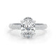 Anselma Engagement Ring 3.2ct TCW, 14K Gold