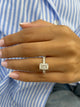 Solitaire with Pave Band