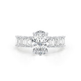 Ginevra Engagement Ring 4.8ct TCW, 14K Gold