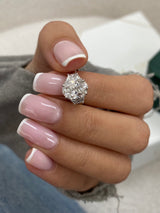 Bari Engagement Ring 2.4ct TCW, 14K Gold