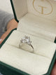 Bari Engagement Ring 2.45 Carat White Gold
