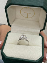Bari Engagement Ring 2.4ct TCW, 14K Gold