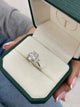 Bari Engagement Ring 2.4ct TCW, 14K Gold
