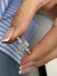 Star Engagement Ring 1.2ct TCW, 14K Gold