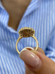 Inbar Engagement Ring 3.4ct TCW, 14K Gold