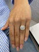 Inbar Engagement Ring 3.4ct TCW, 14K Gold