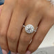 April Engagement Ring 2ct TCW, 14K Gold