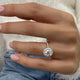 April Engagement Ring 2ct TCW, 14K Gold