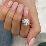 April Engagement Ring 2ct TCW, 14K Gold