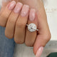 April Engagement Ring 2ct TCW, 14K Gold