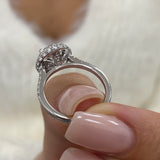 April Engagement Ring 2ct TCW, 14K Gold