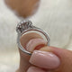 April Engagement Ring 2ct TCW, 14K Gold