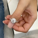 April Engagement Ring 2ct TCW, 14K Gold