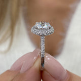 April Engagement Ring 2ct TCW, 14K Gold