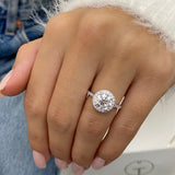 Halo with Pave Band
