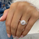 Halo with Pave Band