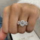 3 Stone with Halo