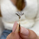 Olive Engagement Ring 3.1ct TCW, 14K Gold
