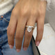 Olive Bridal Set Rings Set 4.5ct TCW, 14K Gold