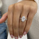 Lucia Engagement Ring 1.5ct TCW, 14K Gold