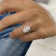 Lucia Engagement Ring 1.5ct TCW, 14K Gold