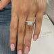 Ruth Bridal Set Rings Set 3.2ct TCW, 14K Gold