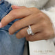 Ruth Bridal Set Rings Set 3.2ct TCW, 14K Gold