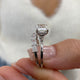 Ruth Bridal Set Rings Set 3.2ct TCW, 14K Gold