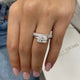 Ruth Engagement Ring 3.25 Carat White Gold
