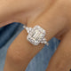 Valeria Engagement Ring 2.05 Carat White Gold