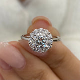 Alani Engagement Ring 1.45 Carat White Gold