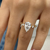 June Engagement Ring 2.3ct TCW, 14K Gold