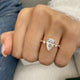 June Engagement Ring 2.3ct TCW, 14K Gold