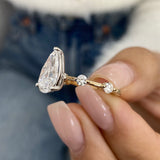 June Engagement Ring 2.3ct TCW, 14K Gold