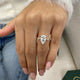 Solitaire with Side Stone