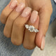 Amira Engagement Ring 1.7ct TCW, 14K Gold