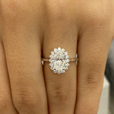 Margaret Engagement Ring 1.30 Carat White Gold