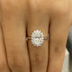 Margaret Engagement Ring 1.30 Carat White Gold