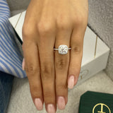 Aspen Engagement Ring 1.8ct TCW, 14K Gold