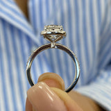 Aspen Engagement Ring 1.8ct TCW, 14K Gold